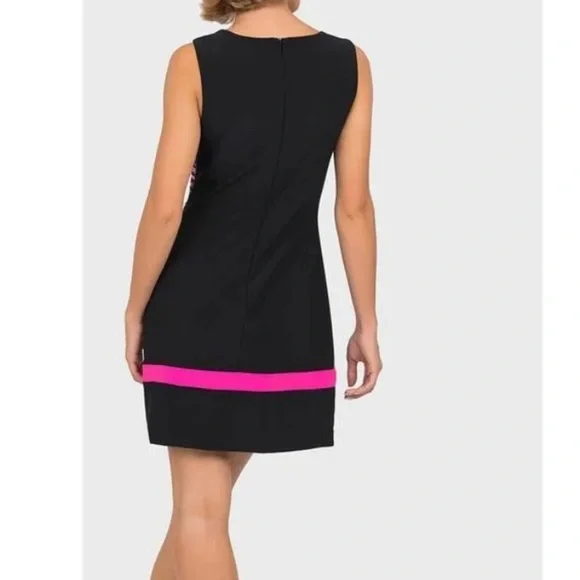 Joseph Ribkoff Sleeveless Shift Dress 8 - Picture 3 of 8